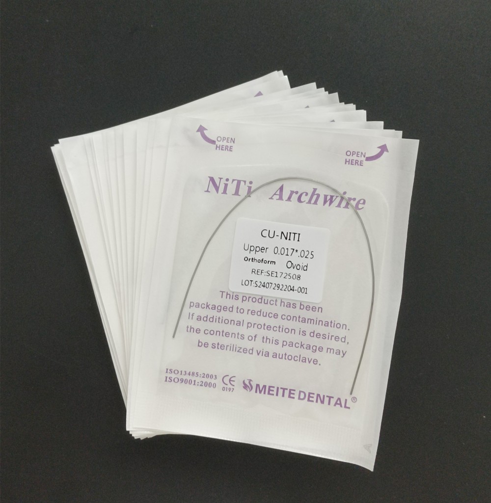 20Packs Dental Orthodontic Super Elastic Arch Wires Copper Cu-NiTi Rectangular