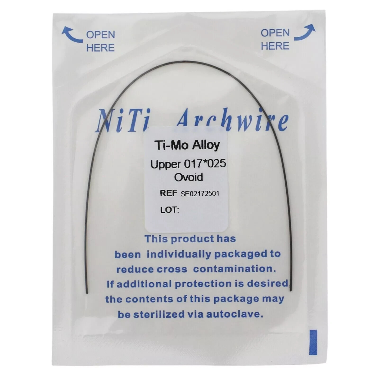 Dental Orthodontic Round/Rectangular TMA Titanium Alloy Arch Wire Upper/Lower
