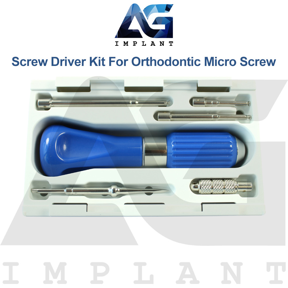 Self Drilling Tool Kit Orthodontic Micro Screw Driver Dental Instrument Fixation