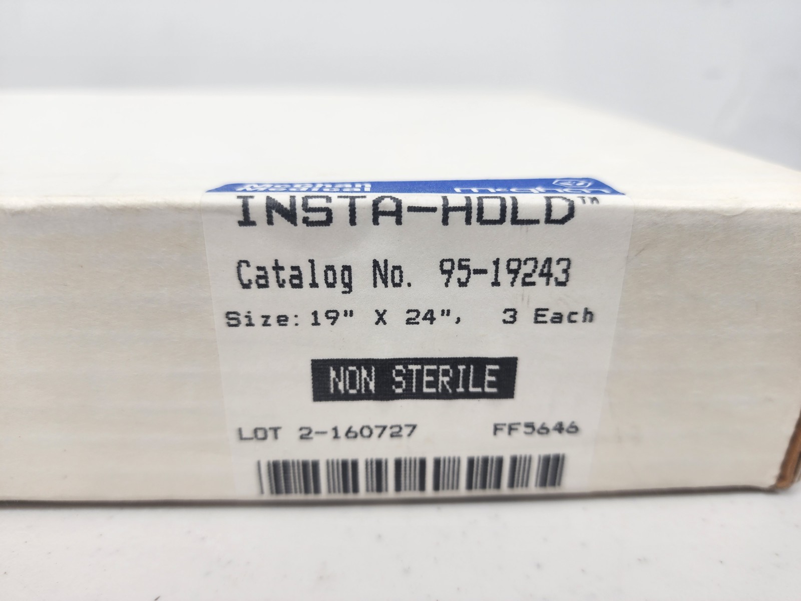 Insta-Hold Surgical Drapes (3-Pack 19″ x 12″) 95-19243