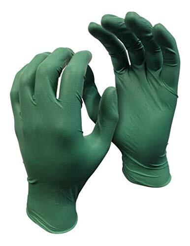 Watson Gloves Green Monkey Nitrile Textured Green Disposable Gloves 100pk XL