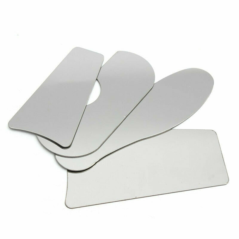 4 Pcs Dental Autoclavebale Nickel Intraoral Photography Mirrors Reflector Kits