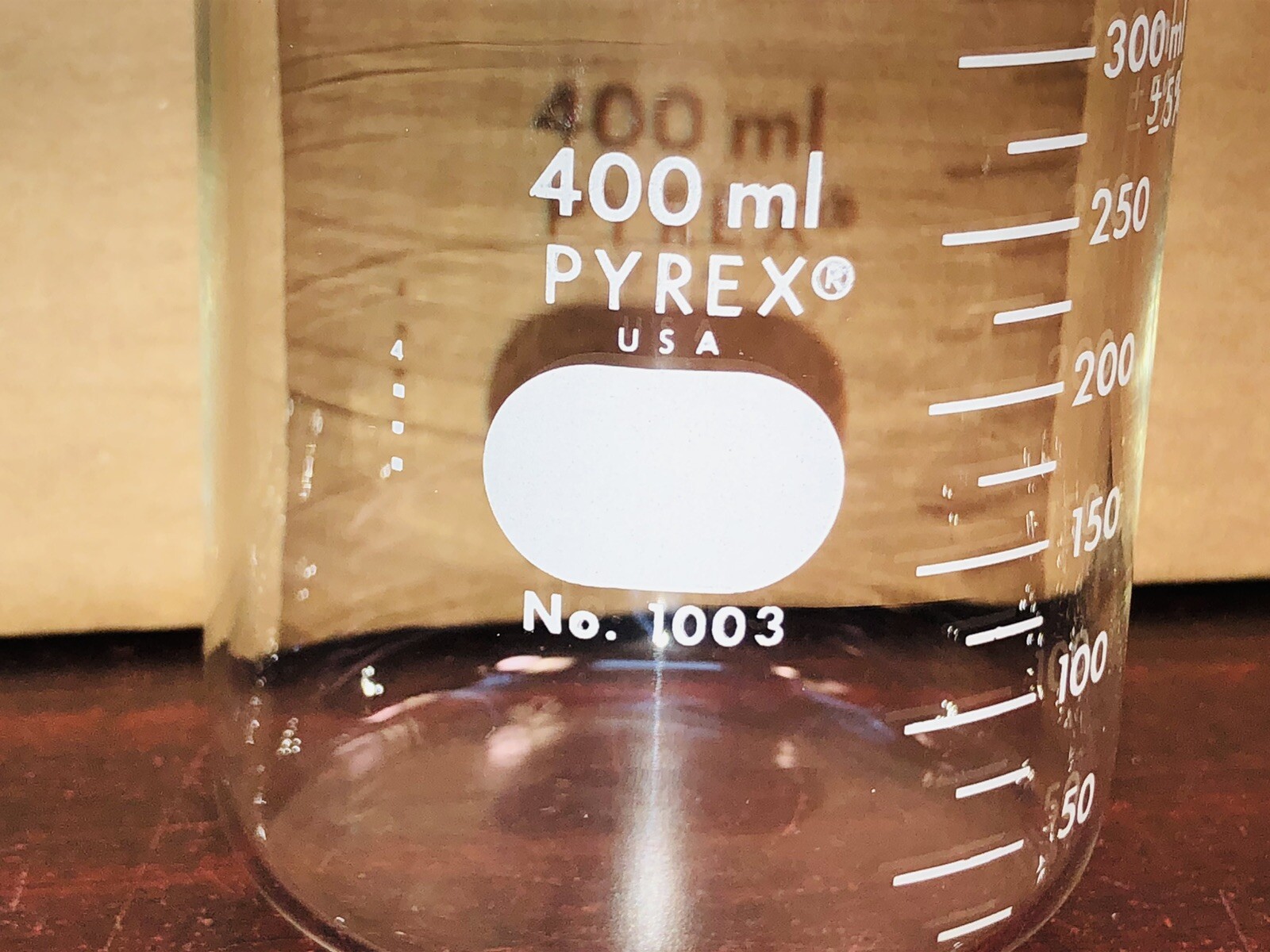 Beaker Corning Pyrex Glass 400mL Heavy Duty Graduated Beaker 1003-400