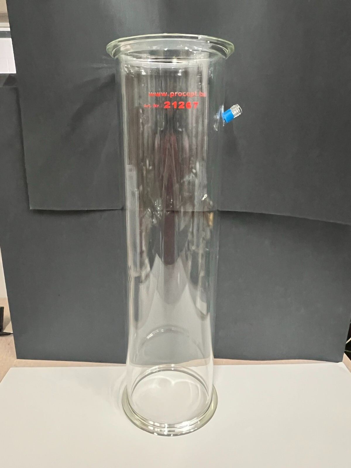 Procept 21267 Specialty Glassware 8x8x24 Inches Long Tube