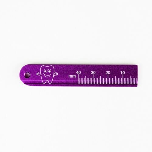 5Pieces Dental Aluminum Metal Endodontic Endo Ruler 5 Colors