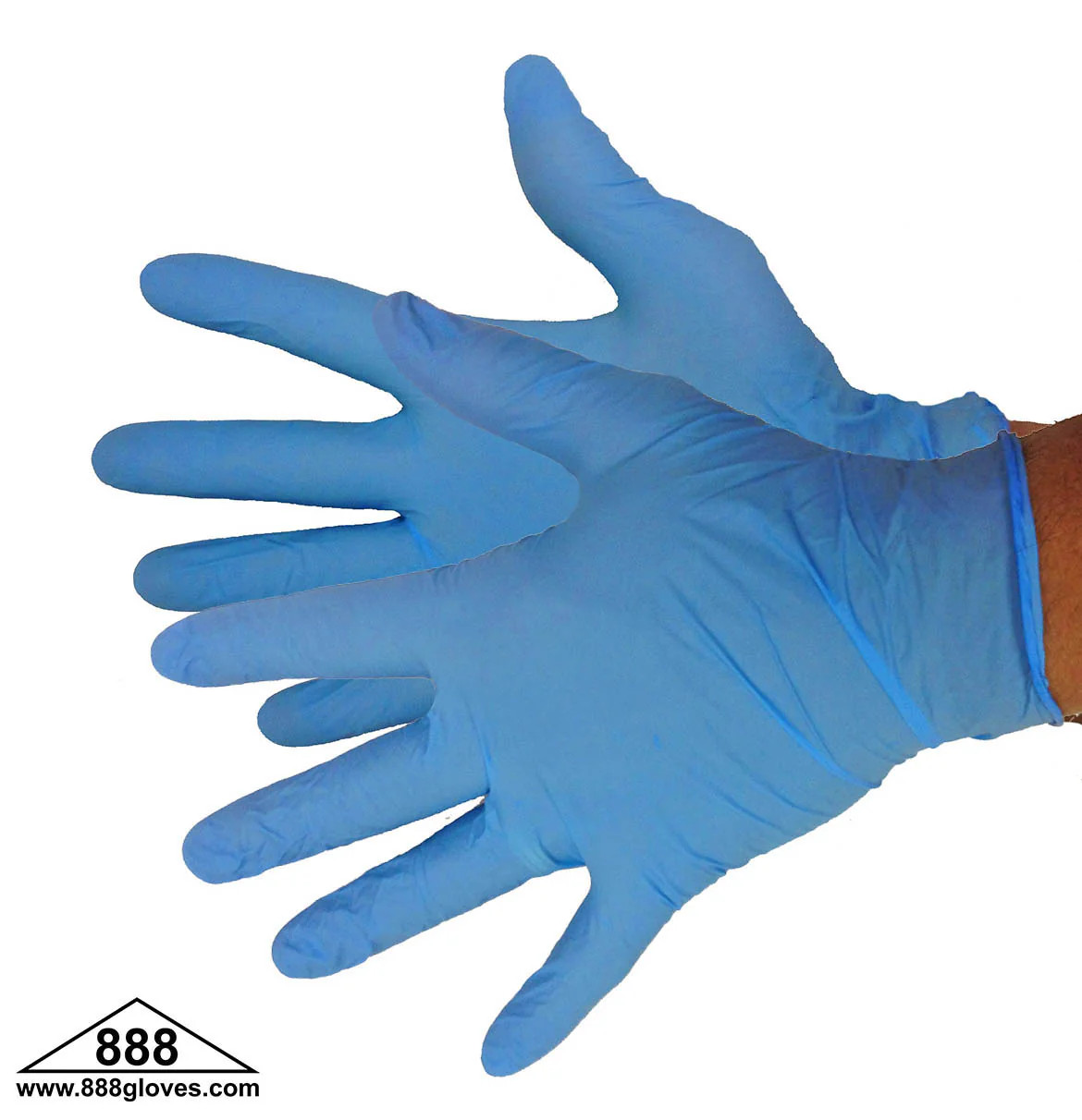 Disposable Gloves – Exam Vinyl / Nitrile Blend – Blue – 42-40VN – 1000 Gloves