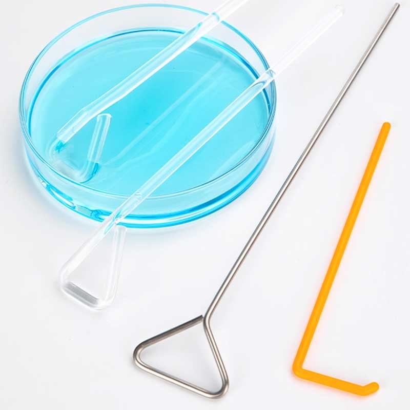 Reusable Laboratory Spreader Smooth Surface Stainless Steel/Glass/Plastic