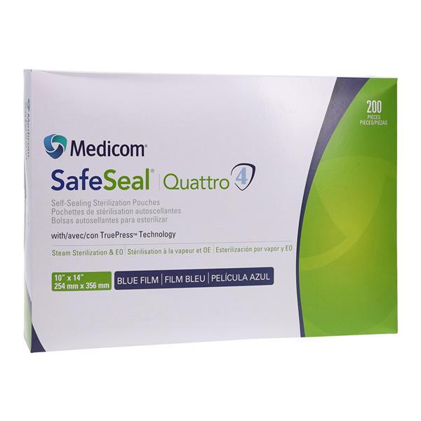 Medicom 88035 Safe-Seal Duet Self Sealing Sterilization Pouches 10″ x 14″ 200/Bx