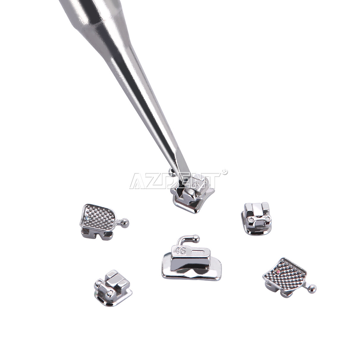5Pack Dental Orthodontic Self Ligating Brackets Roth.022 3-4-5 Buccal Tubes