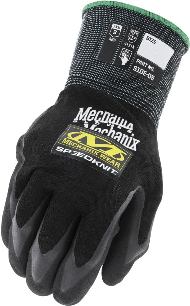 Mechanix Wear Speedknit Utility Work Gloves – Coated-Knit Work Gloves –