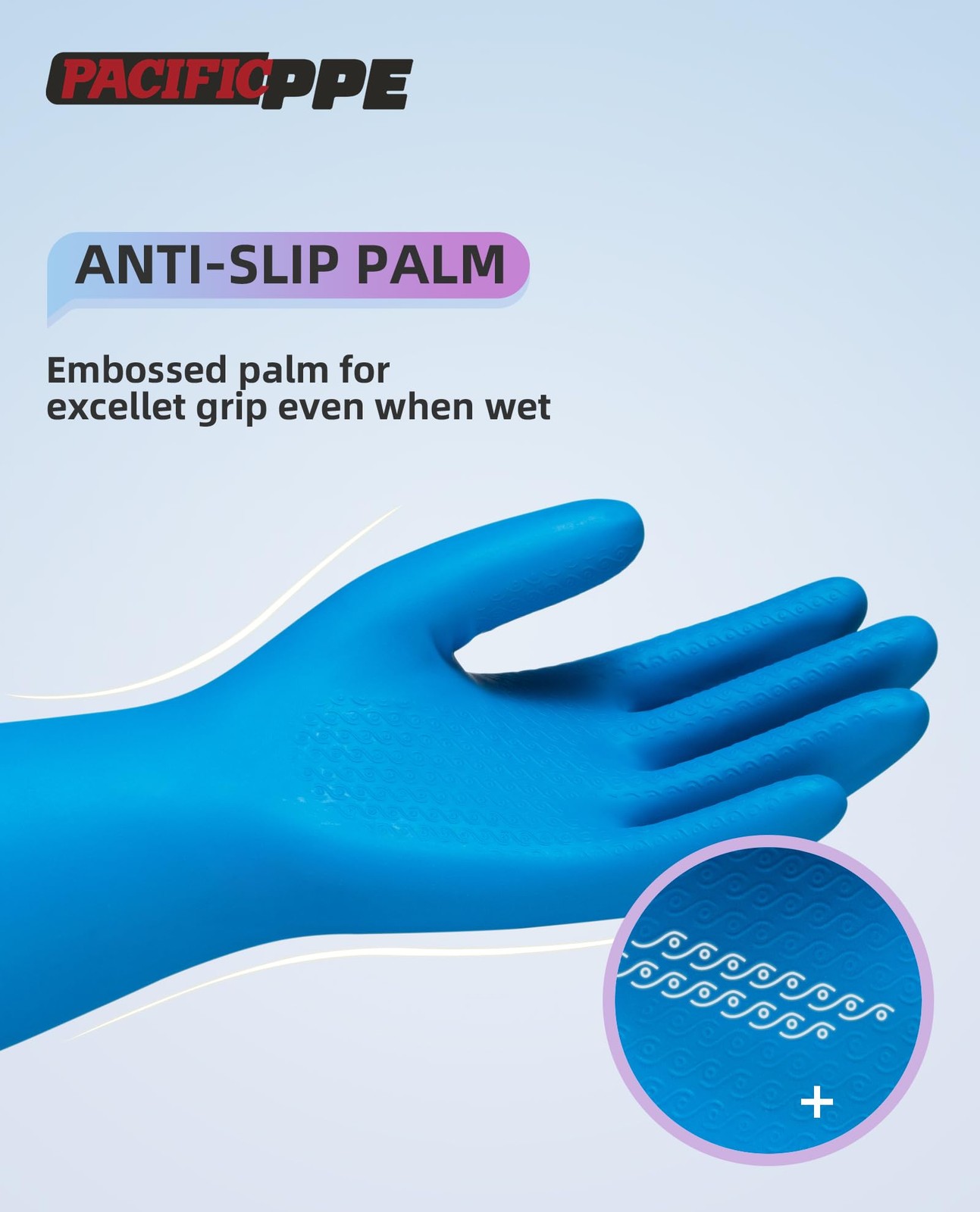 4 Pairs Reusable Dishwashing Cleaning Gloves with Latex Free, Cotton Lining, …