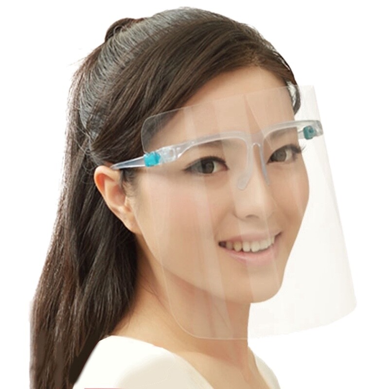 5 Safety Face Shields – Direct Splash Protection, crystal clear