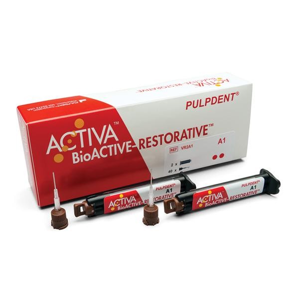 Pulpdent VR2-A1 Activa BioActive Dental Restorative Composite A1 2/Pk 5 mL