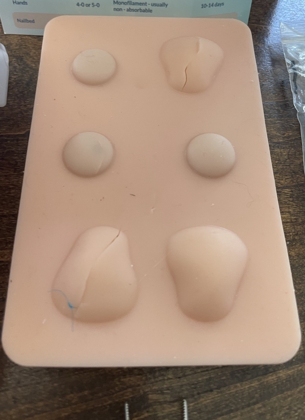 Suturing Skills Trainer Medarchitect Doctor PA RN Emergency