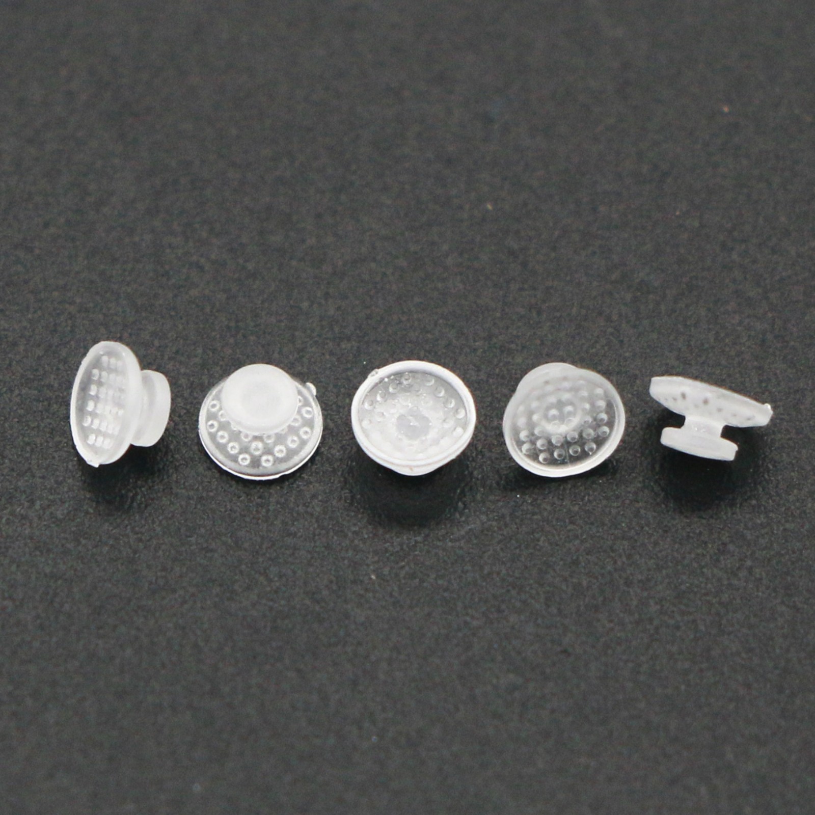 US Dental Ortho Lingual Buttons Bondable Round Mesh Base Metal/Ceramic Composite