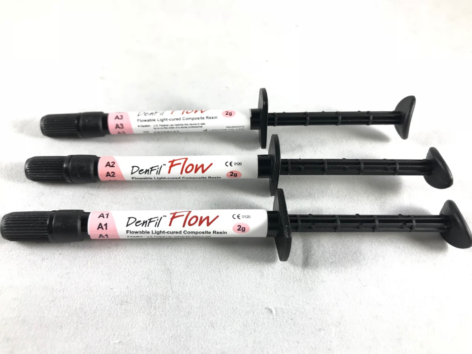 VERICOM DenFil Flow Flowable Composite Syringes 2 GM Syringes A1 FRESHH