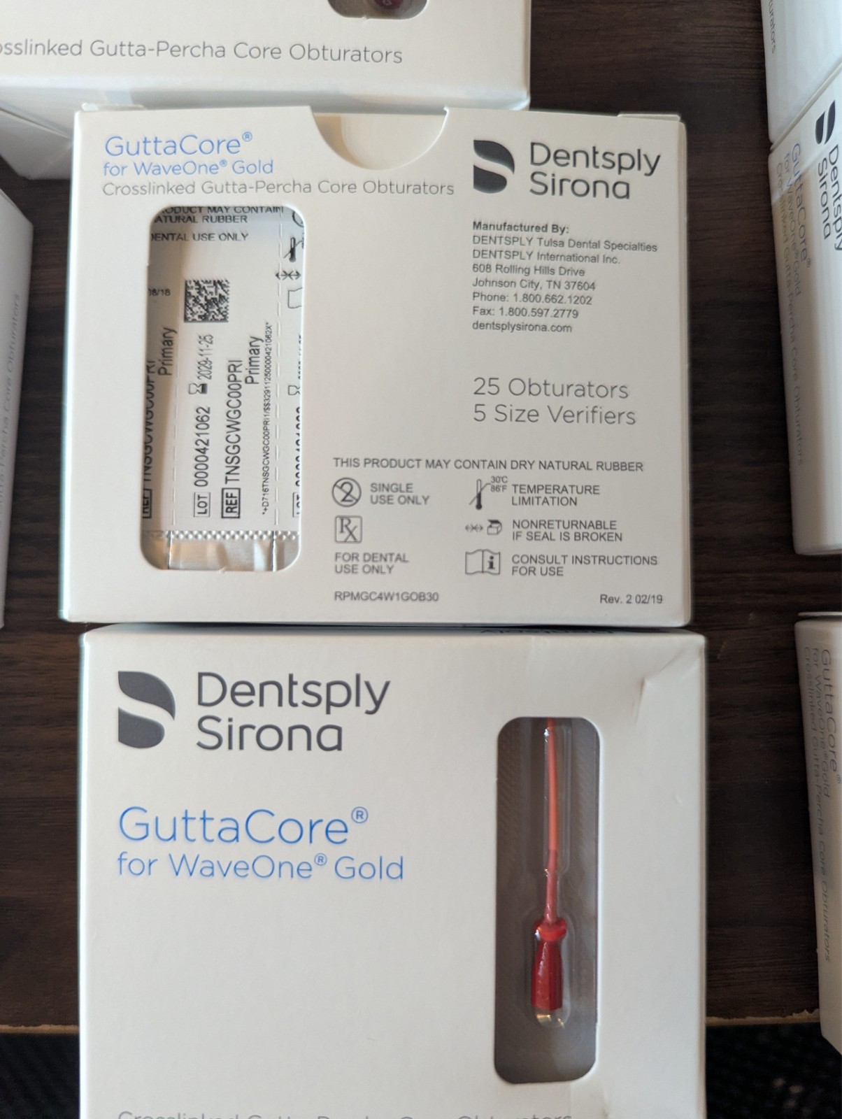 GuttaCore WaveOne Gold, Yellow, Red, Green, White