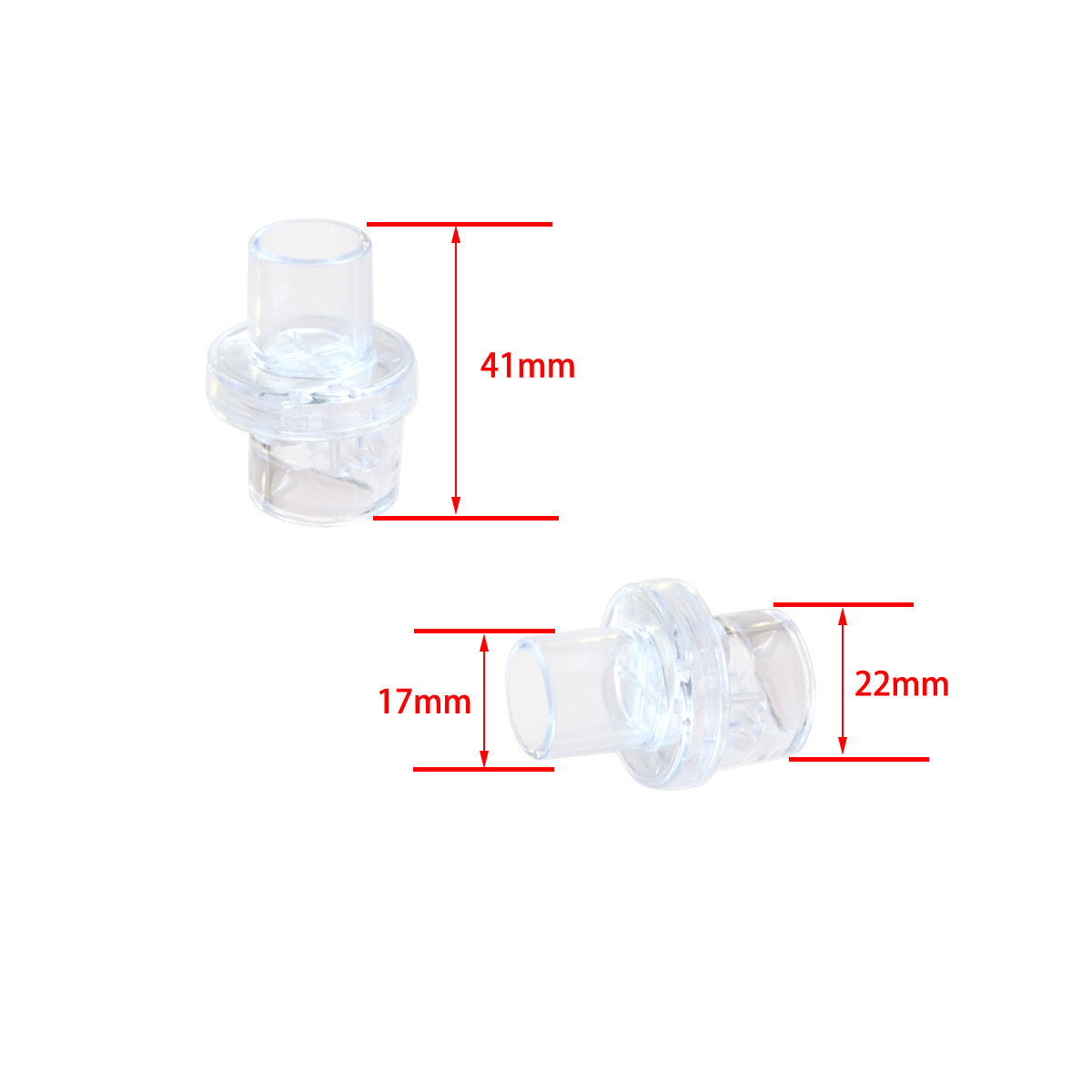 100pcs/pack Oxygen Inlet One-Way Valve For CPR Face Shields AED Training Green
