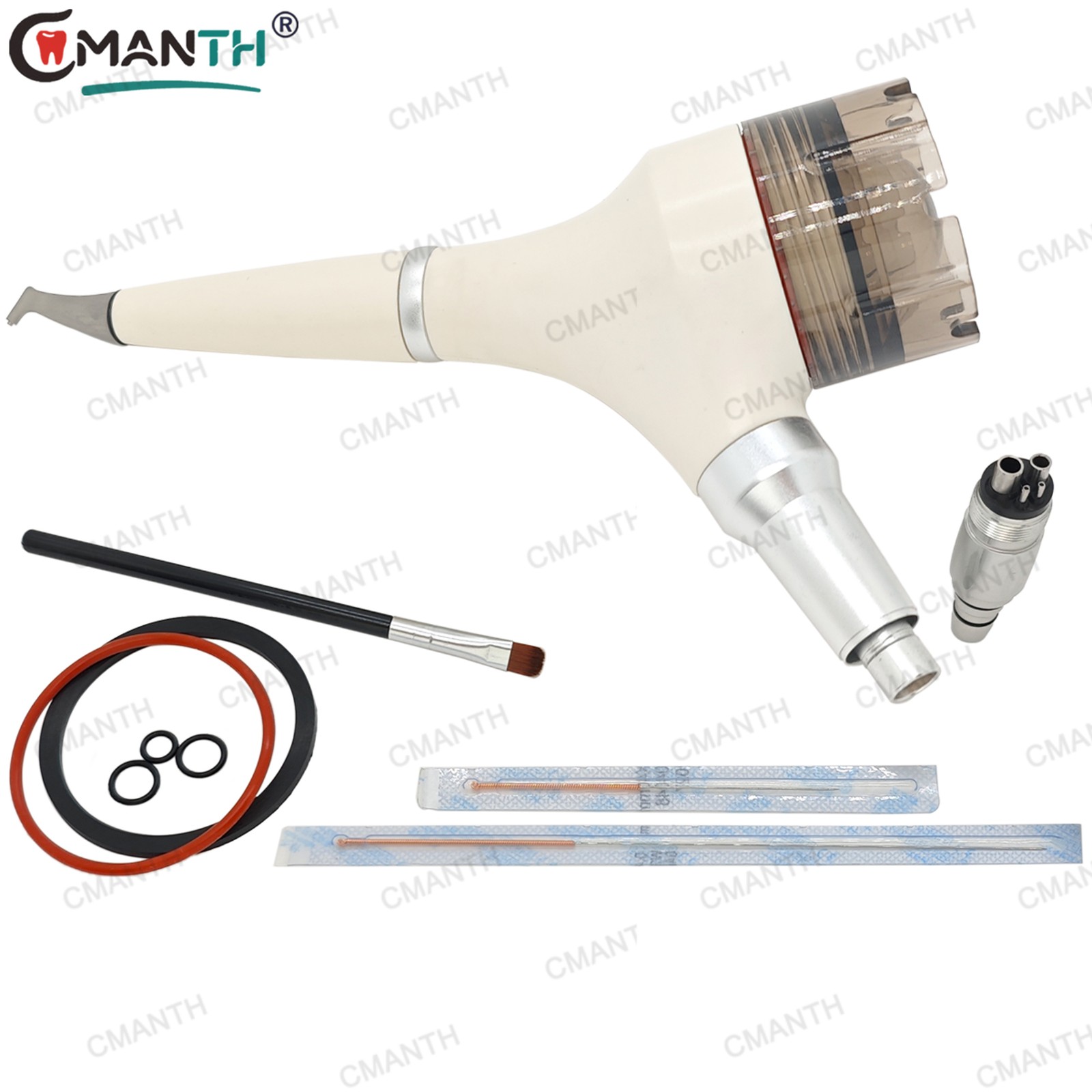 Dental Air Prophy Flow Teeth Polisher Air Polishing Handpiece 2/4 Holes For NSK