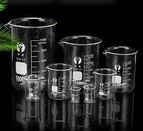 5ml – 3000ml Laboratory Borosilicate Glass Beakers High Chemistry stability