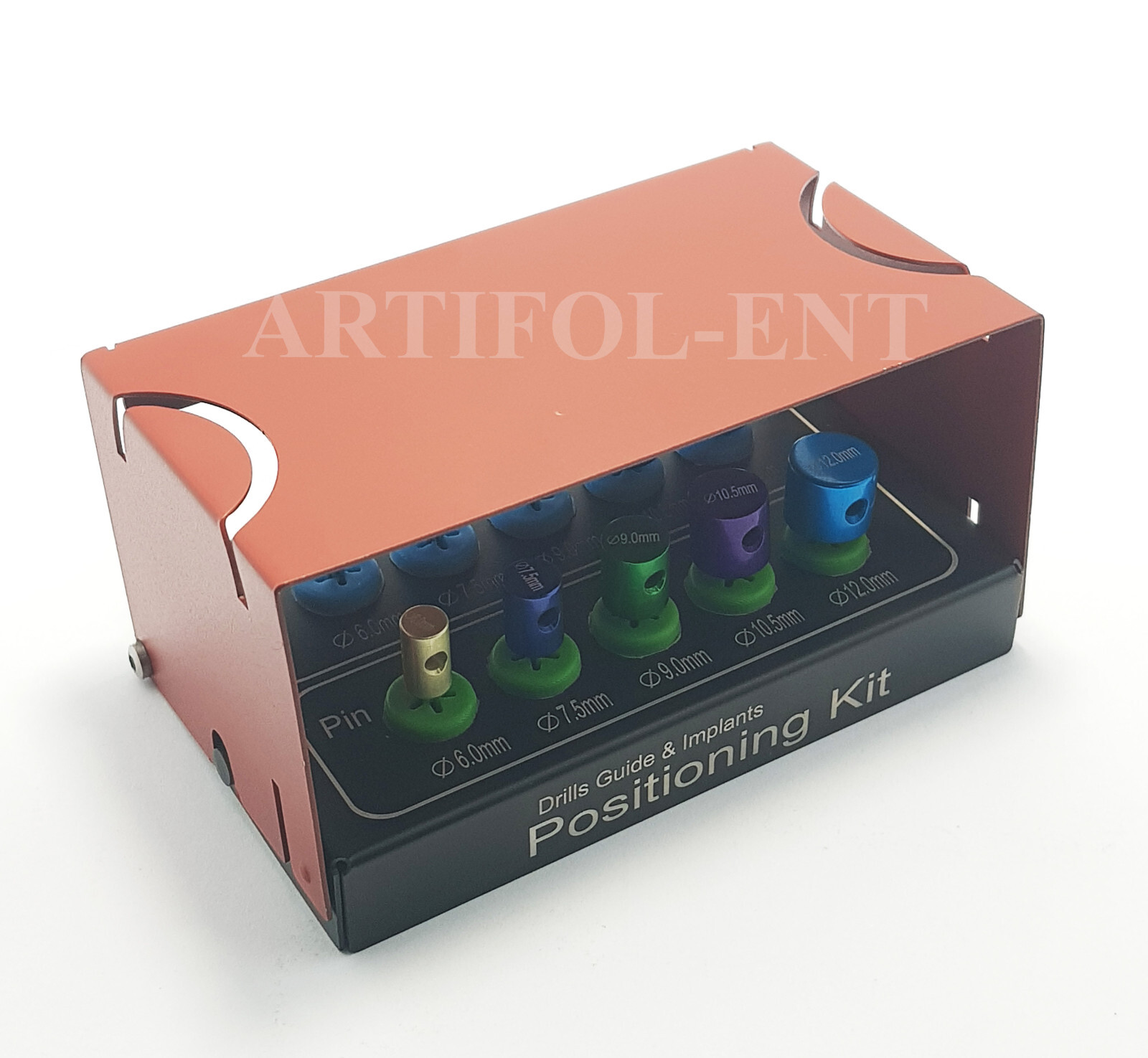 Dental Drills Guide and Implants Positioning Kit Surgery Pins With Holder 10 Pcs