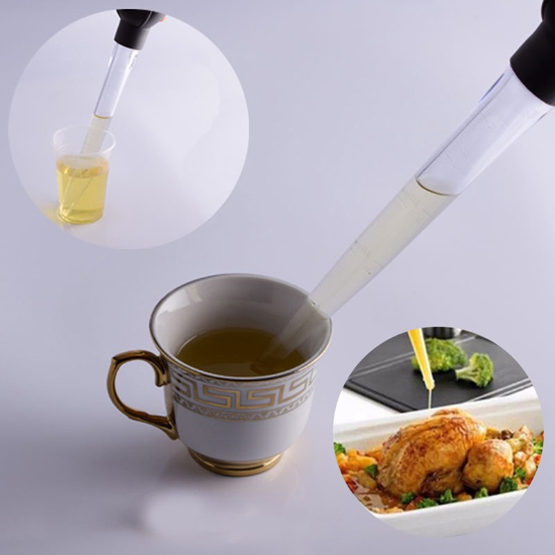 Large Pipette with Scale Plastic Dropper Measuring Tube Kitchen Baking T-Q6