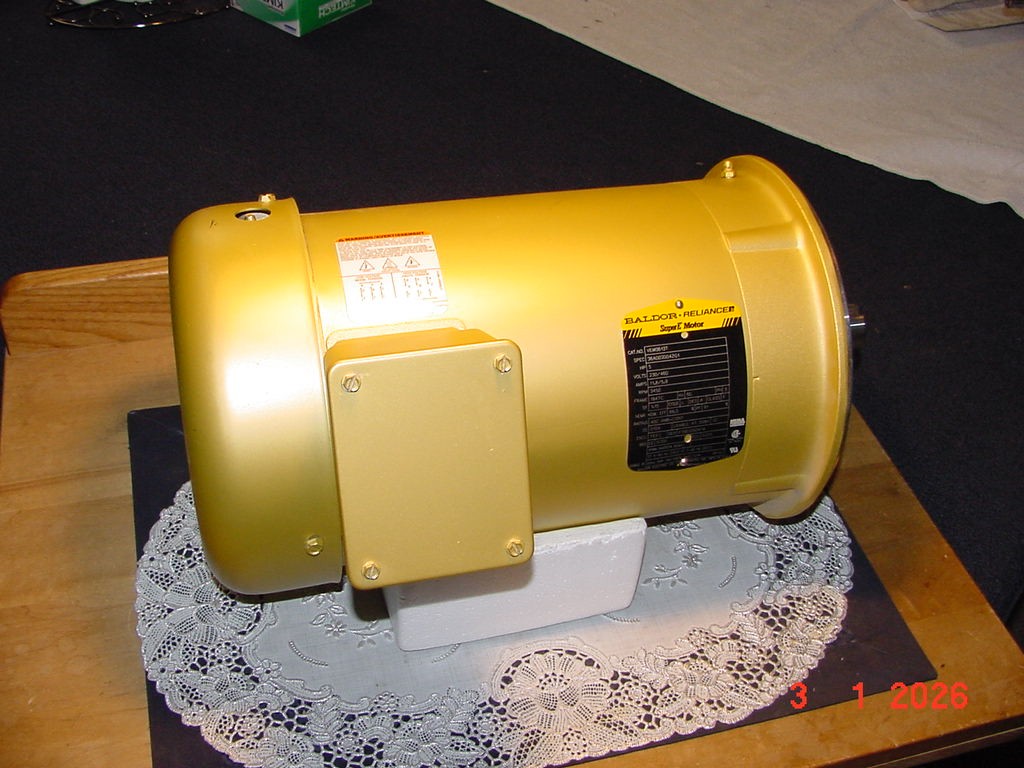 Baldor-Reliance, VEM3613T, A/C Motor 5 HP, 230/460Vac 3Ph, 3450 RPM, 182TC NEW!