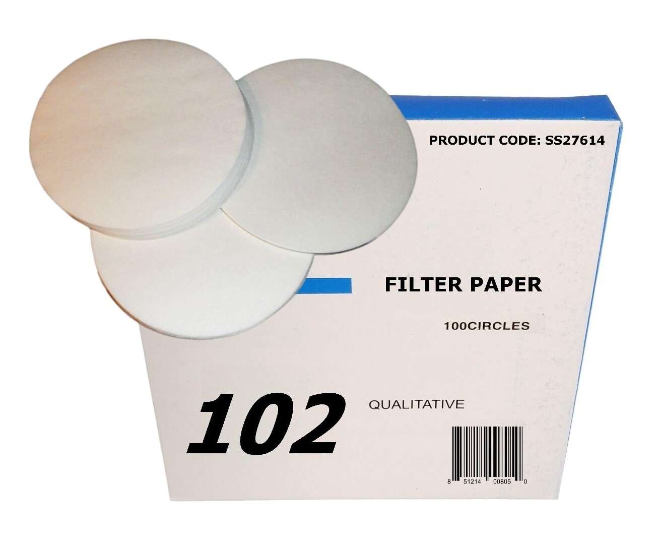 Sci-Supply Qualitative Filter Paper, Pkg / 100 Select Size & Speed Below
