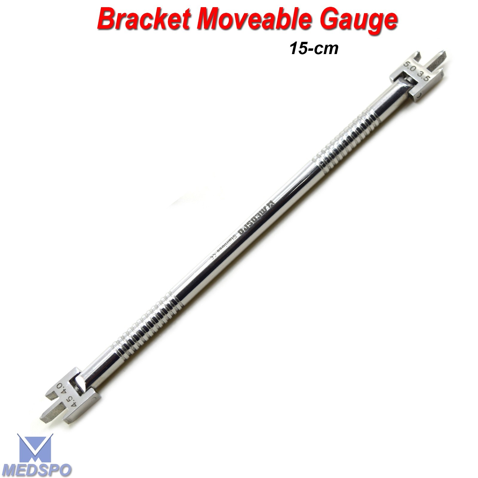 Dental Bracket Height Positioning Measuring Moveable Head Orthodontic Tools Set