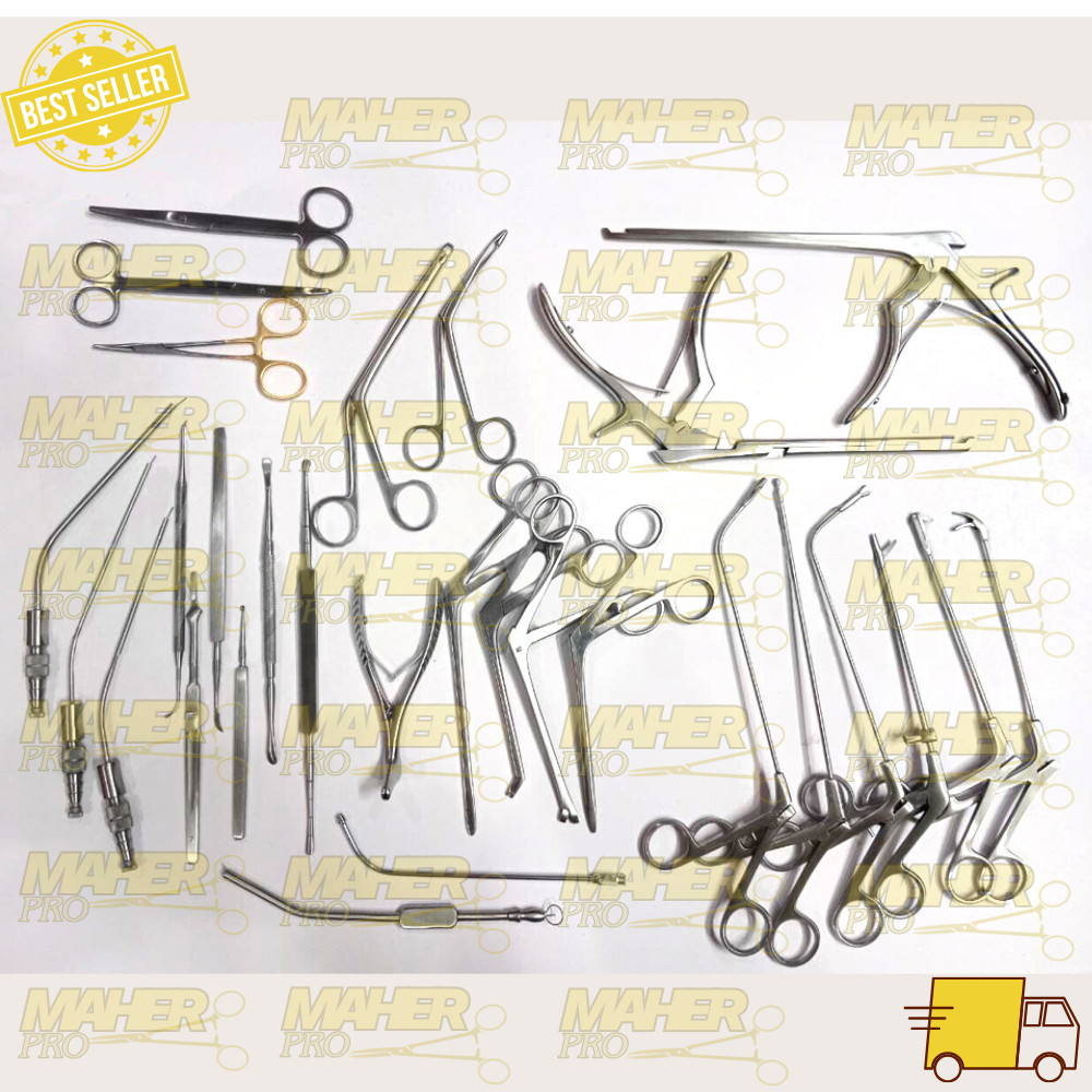 Fess Instruments Set Endoscopic Sinus Surgery Ent Instrument Set A+ German Steel