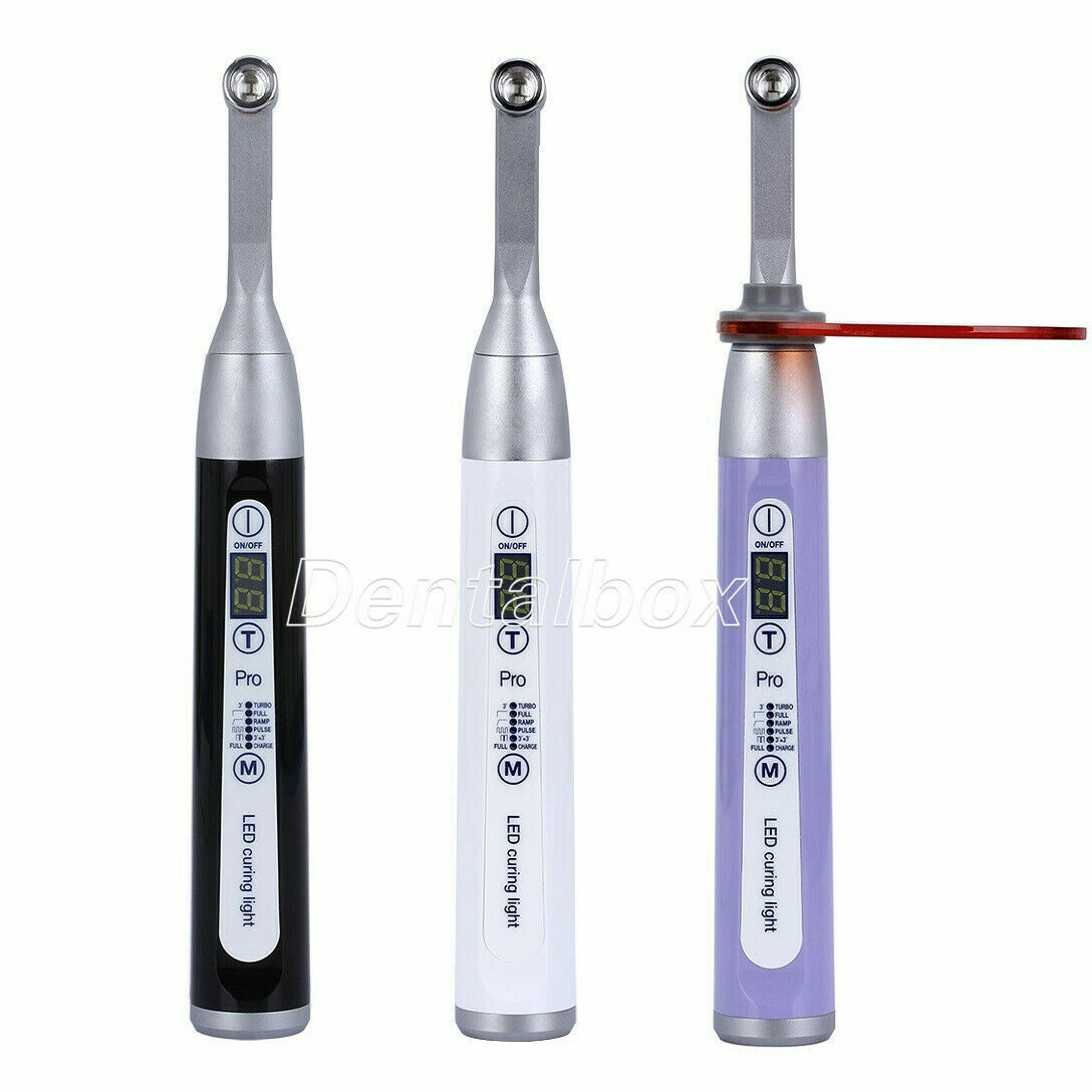 Wireless Dental iLed LED Curing Light 1 Second Cure 1800mw/cm² Purple