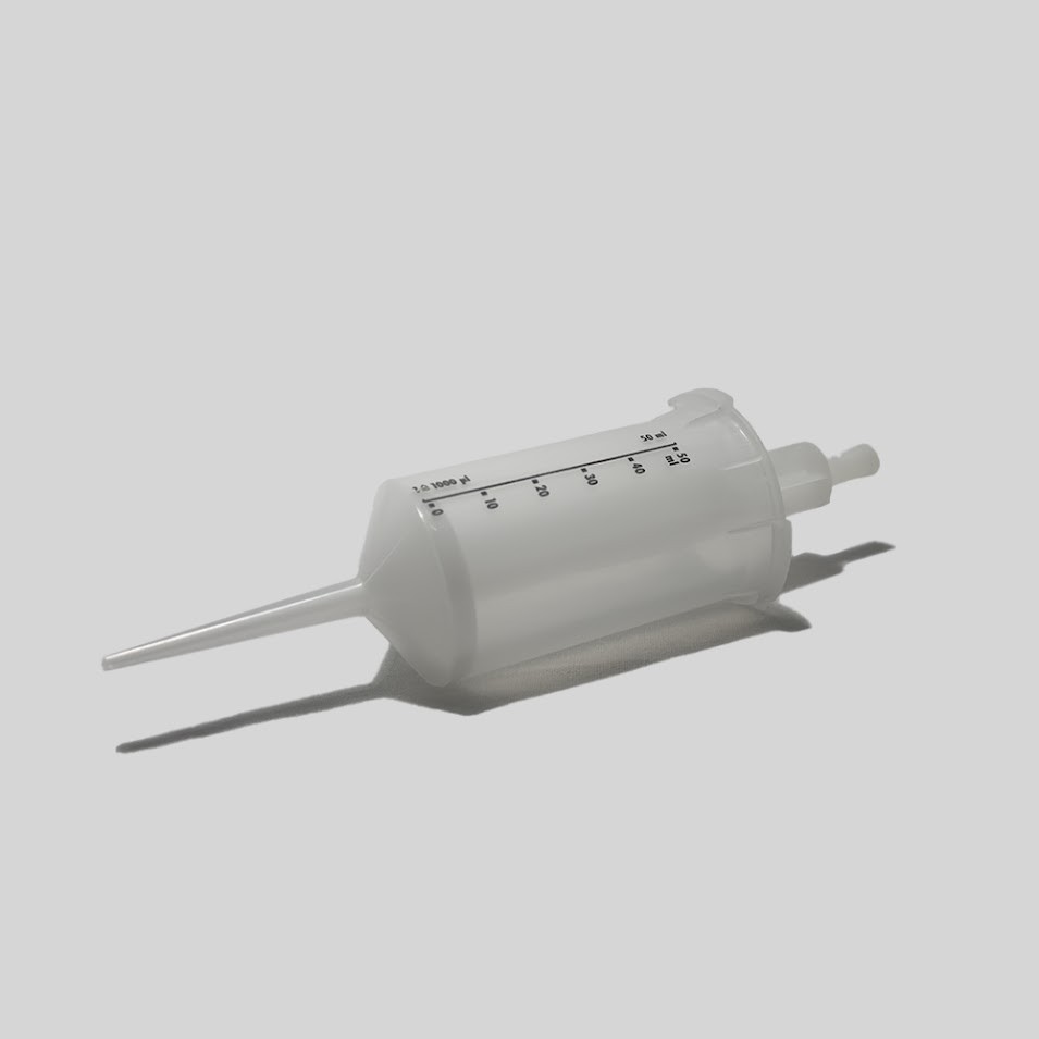 50mL Dispenser Tips for Repeat Volume Pipettors, Globe Scientific 3906a, 10/Bag