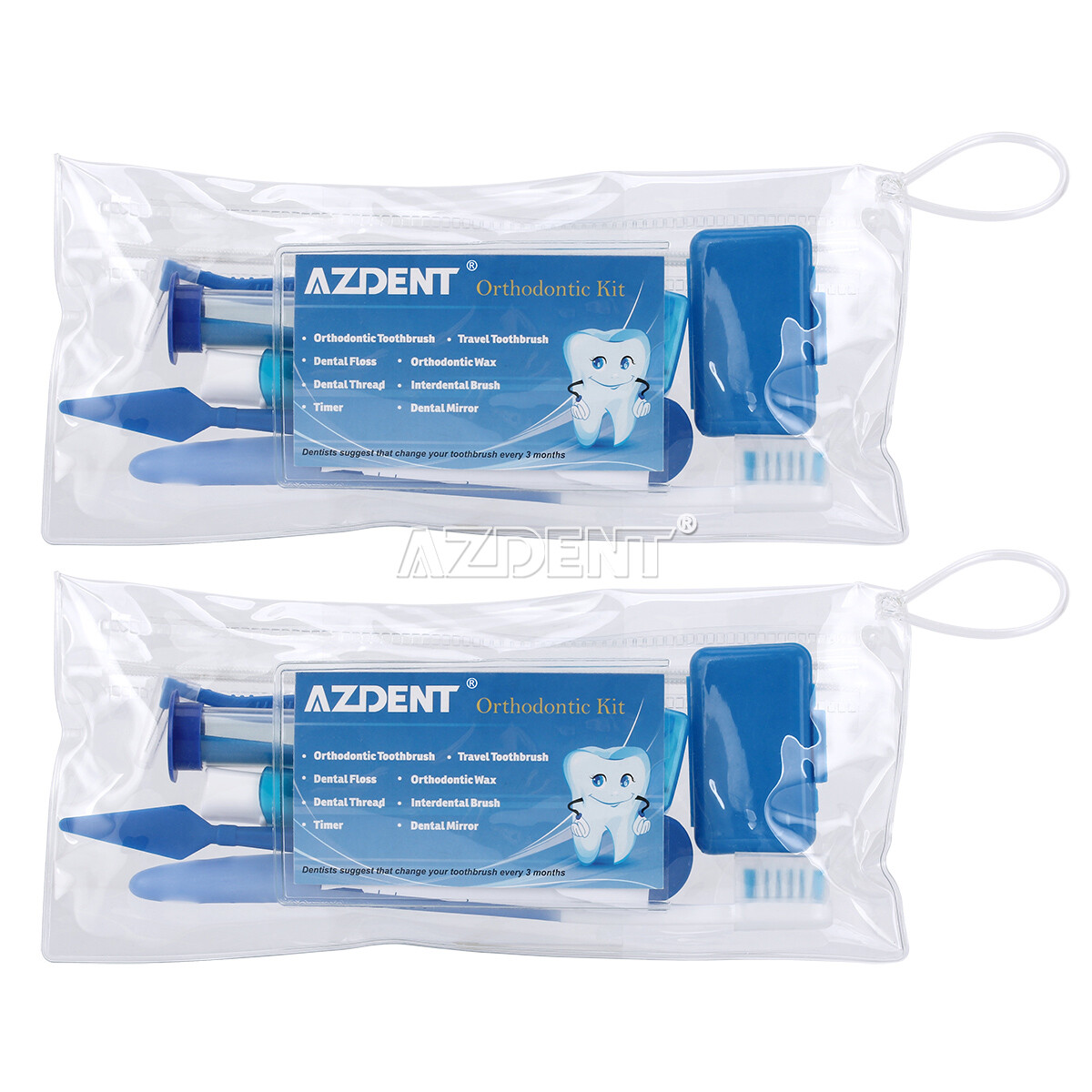 Dental Orthodontic Brush Whitening Floss Interdental Teeth Clean Kit Oral Care