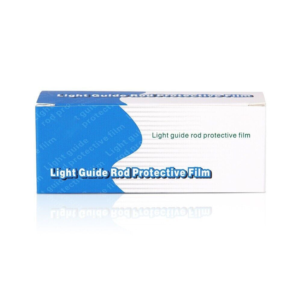 200 Pcs/Box Dental Lab Disposable Curing Light Guide Stick Sleeve Cover 18x67mm