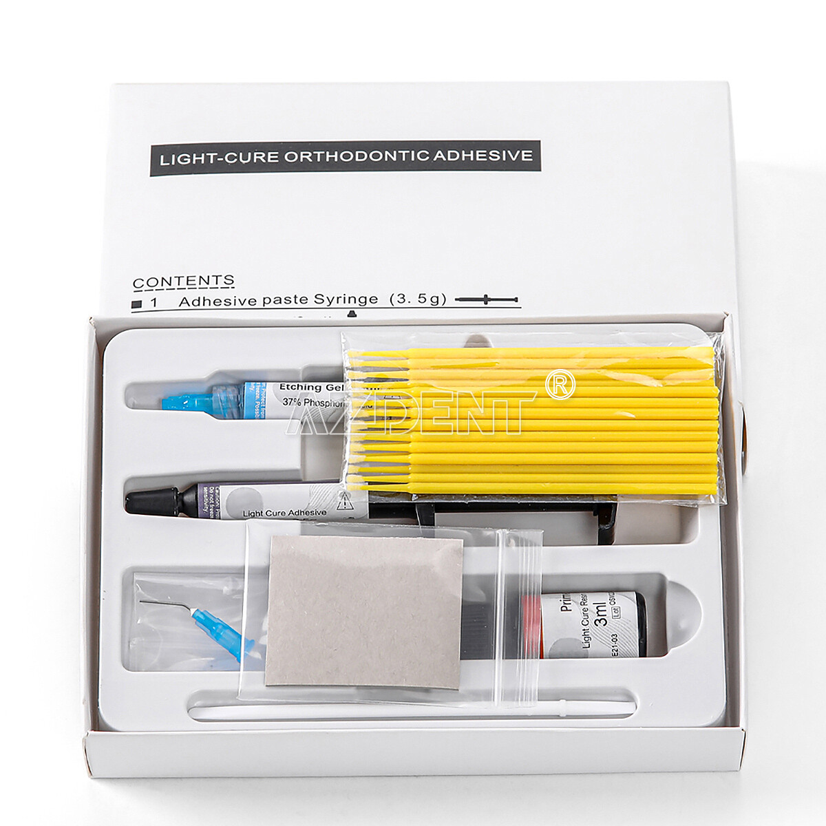 Dental Glue Ortho Bonding System Light Cure Primer Adhesive Kit For Brackets