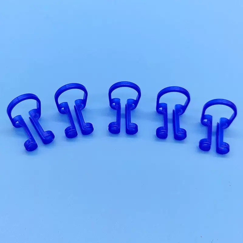 Disposable Cotton Roll Clip Bracket Helps Isolate Teeth (Blue) 50 Pieces –