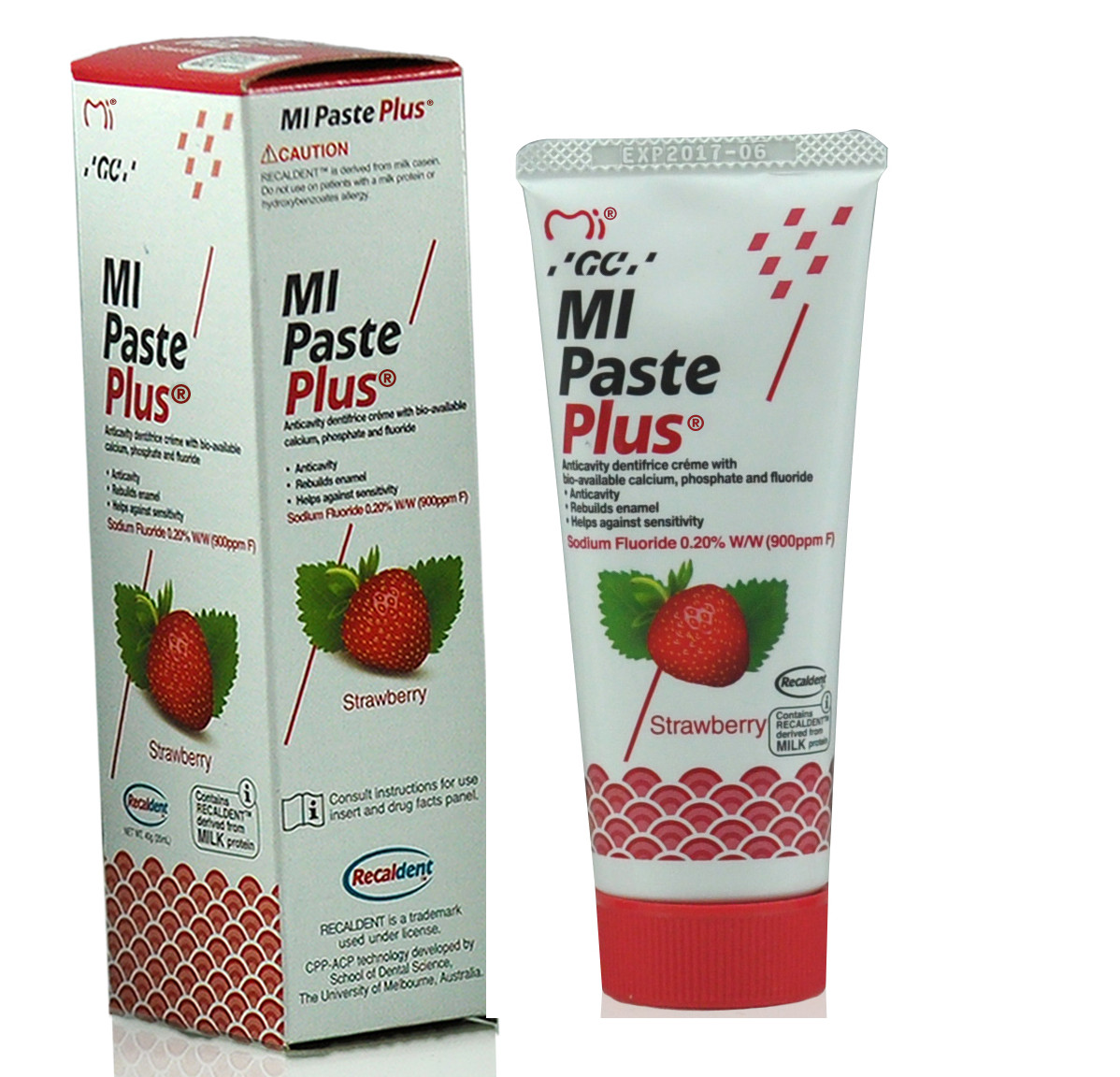 MI Paste Plus® Topical Tooth Créme with Calcium, Phosphate & Fluoride 40g by GC
