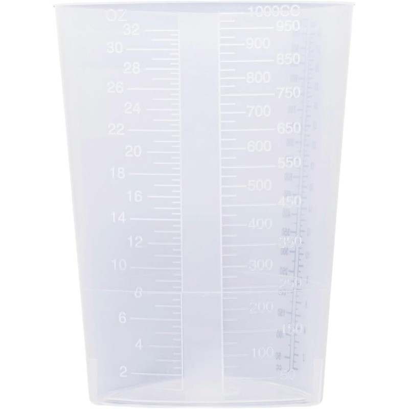 Triangular Laboratory Beaker 32oz Measuring Cup Accurate Liquid Measurement New