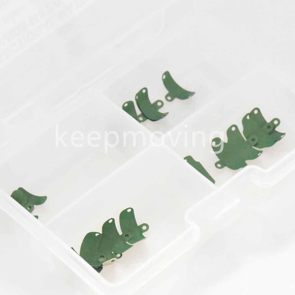 Dental Matrix Bands Non-Stick Composite Matrices Green Teflon Coating Matte
