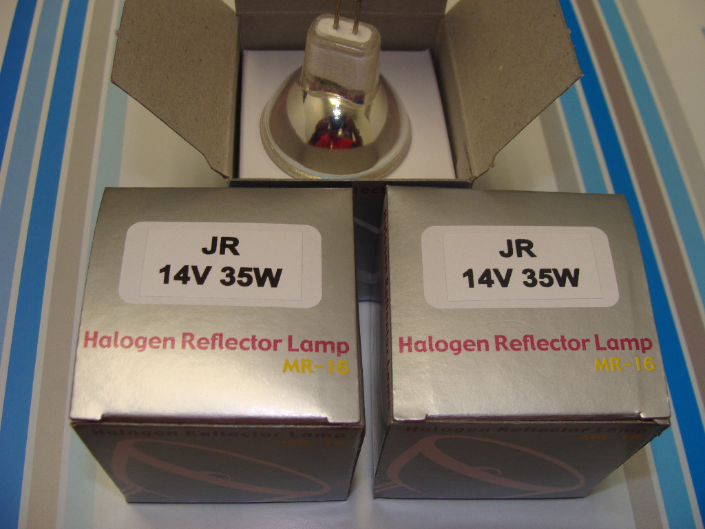 Dental Bulb Halogen Reflector Lamp 14V 35W Pin Round MR16 JR Kit /3 ANGELUS