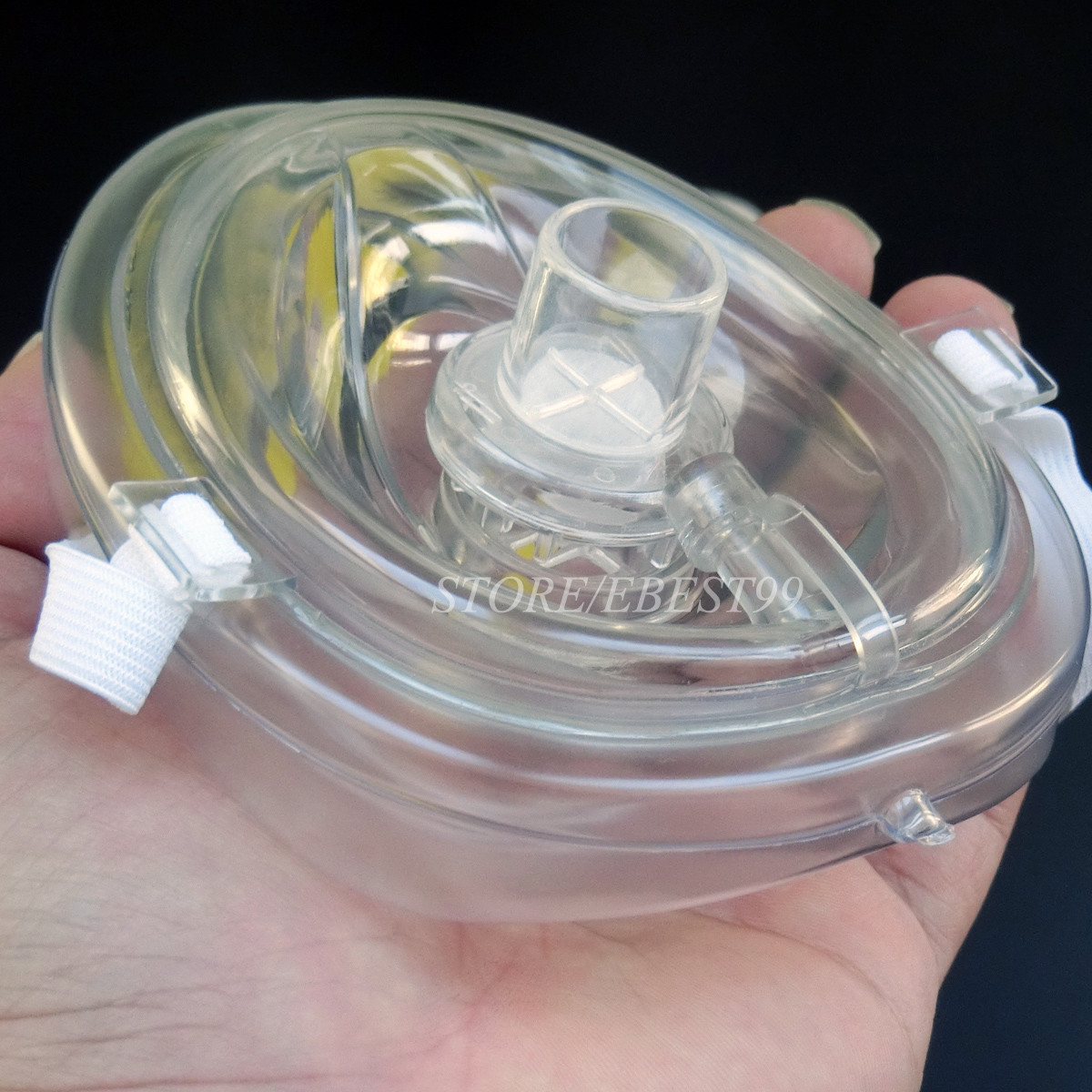 1x Yellow CPR Pocket Face Shield Resuscitator Rescue cpr kit Face shield
