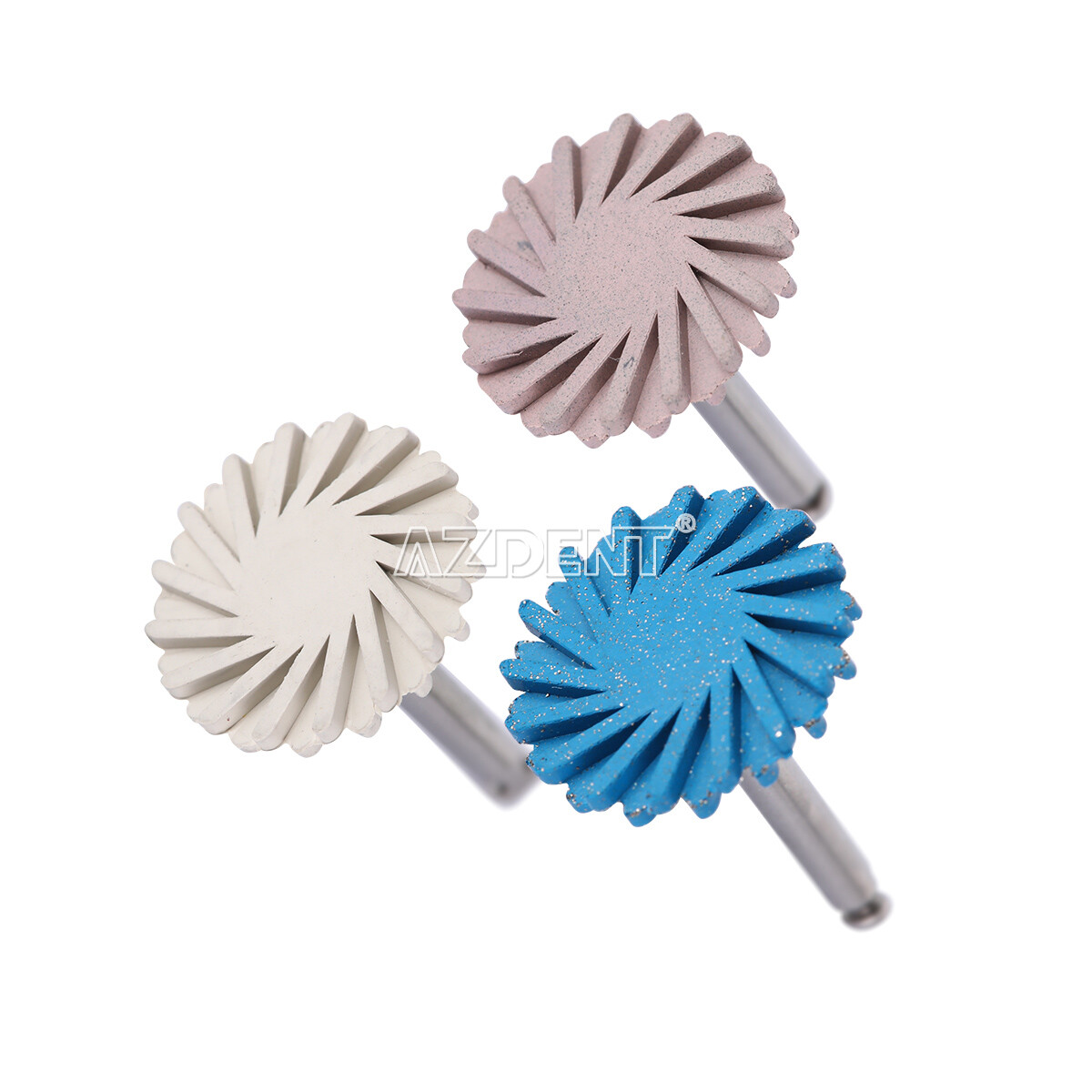 AZDENT Dental Diamond Burs Cups Composite Polishing Kit RA HP FG Shank Type