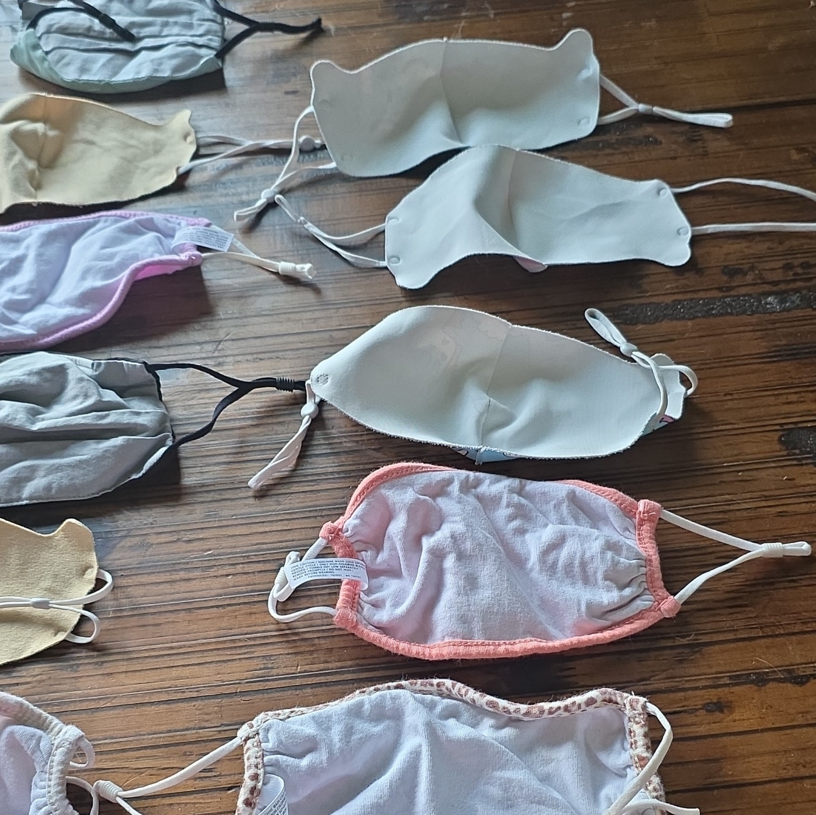 23 Reusable Cloth Face Masks -Assorted Colors & Prints, washable, & handmade