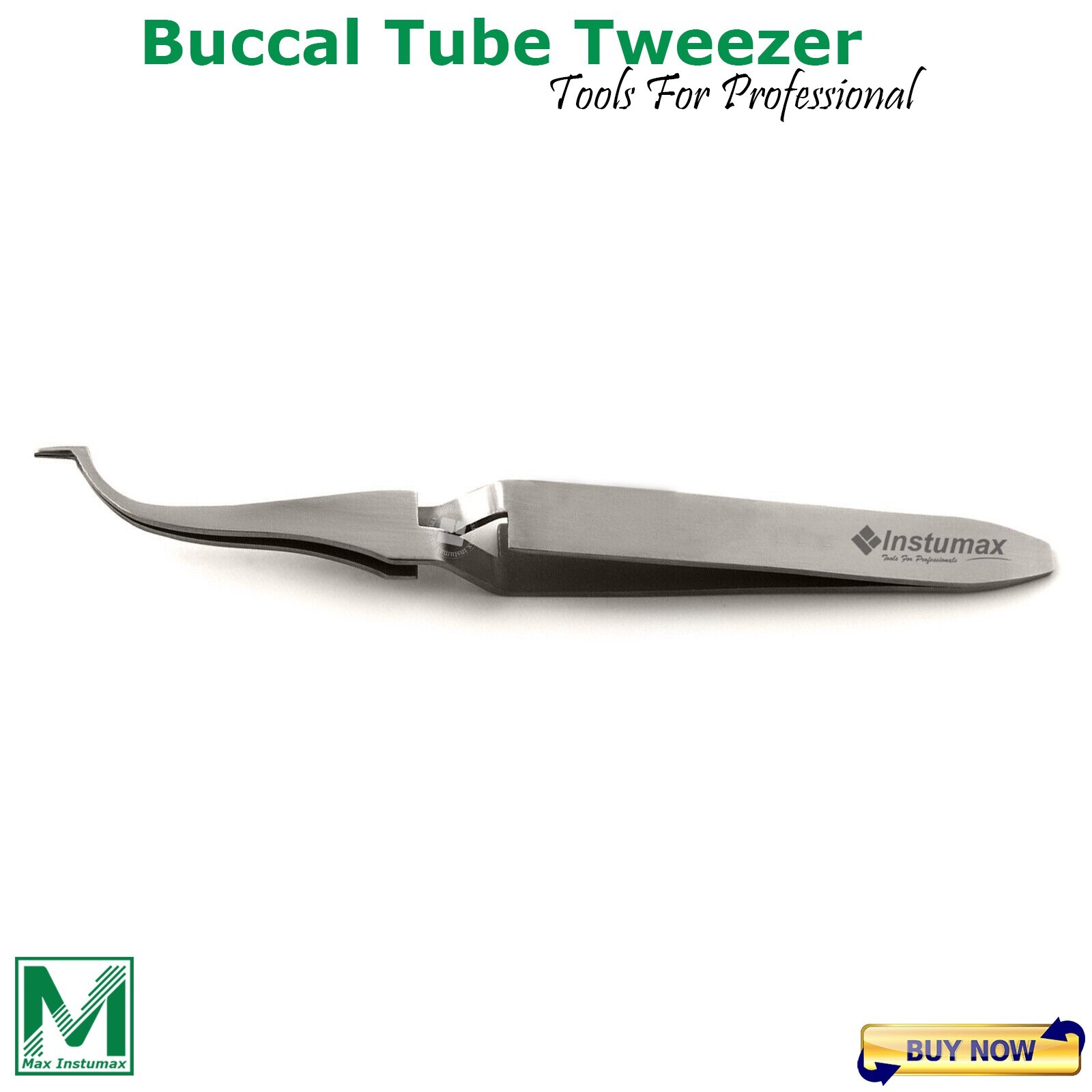 3Pcs Orthodontic Tweezer Set – Bracket Holder & Buccal Tube Placer Dental Grade