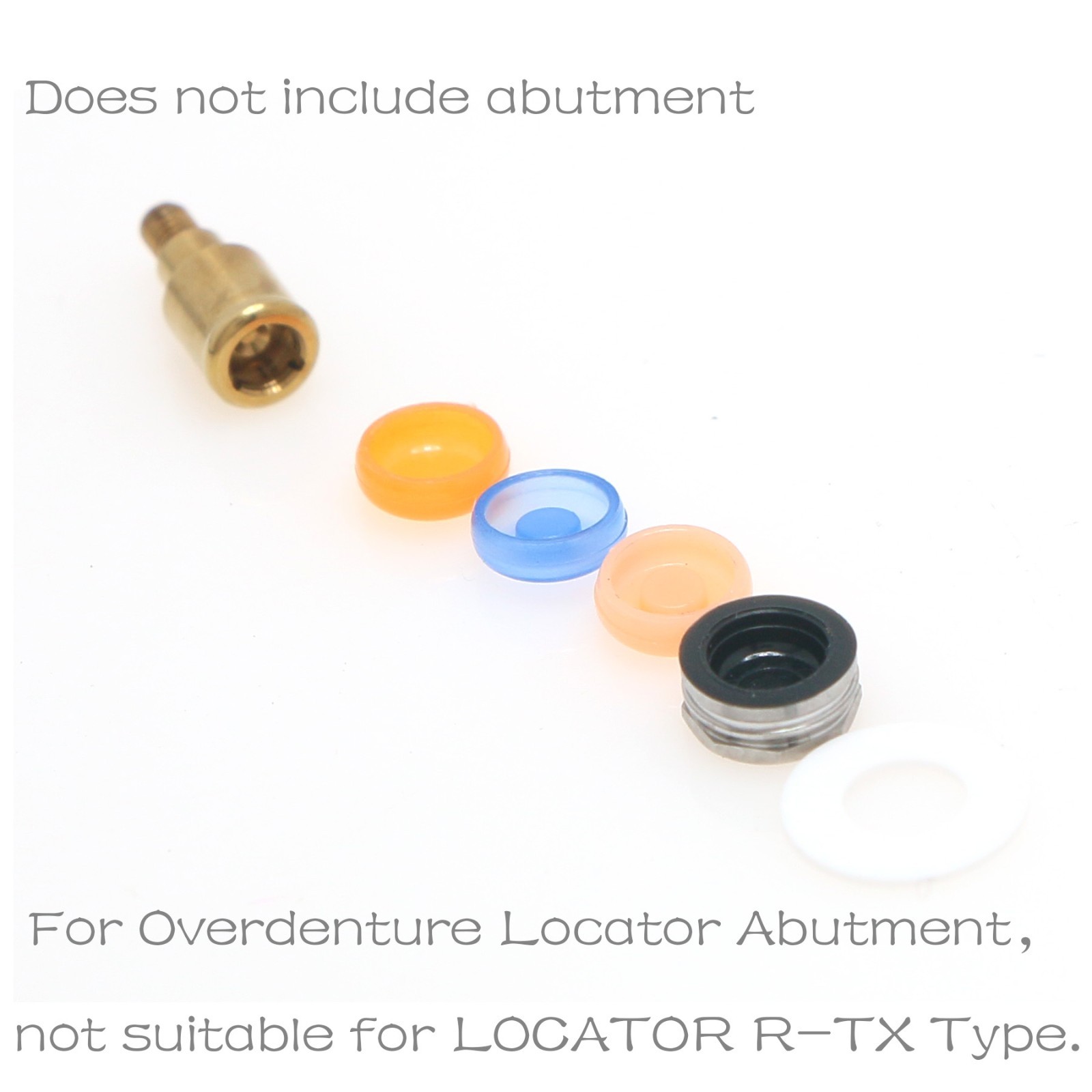 Overdenture Locator Abutment Interna Hex Conical Connection RP for Nobel Biocare