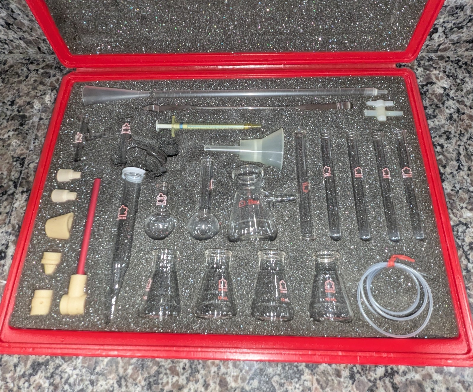 Kontes Microflex Williamson K-748000-0000 Chemistry Kit –Used– READ Description
