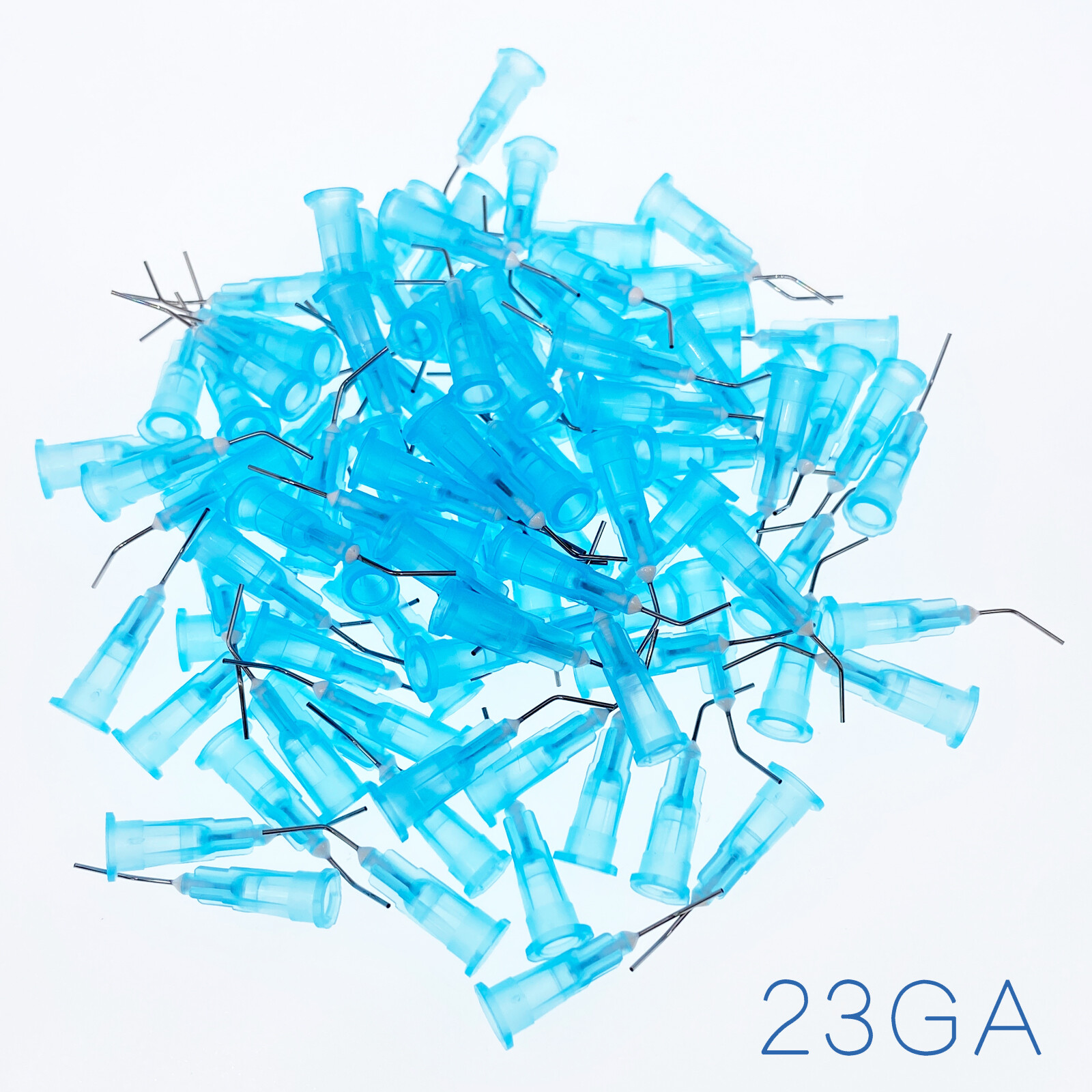 Dental Pre Bent Tips for Etch Gel Composite Flow Applicator (Choose Gauge & Qty)