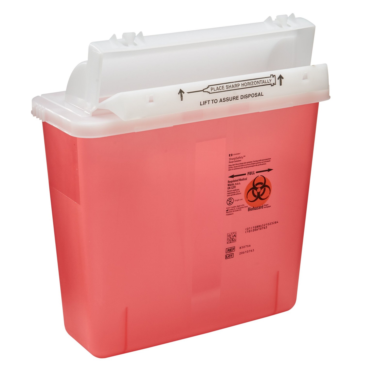 SharpStar™ In-Room™ Sharps Container, 1.25 Gallon, 12.5 x 5.5 x 10.75 Inch-Each