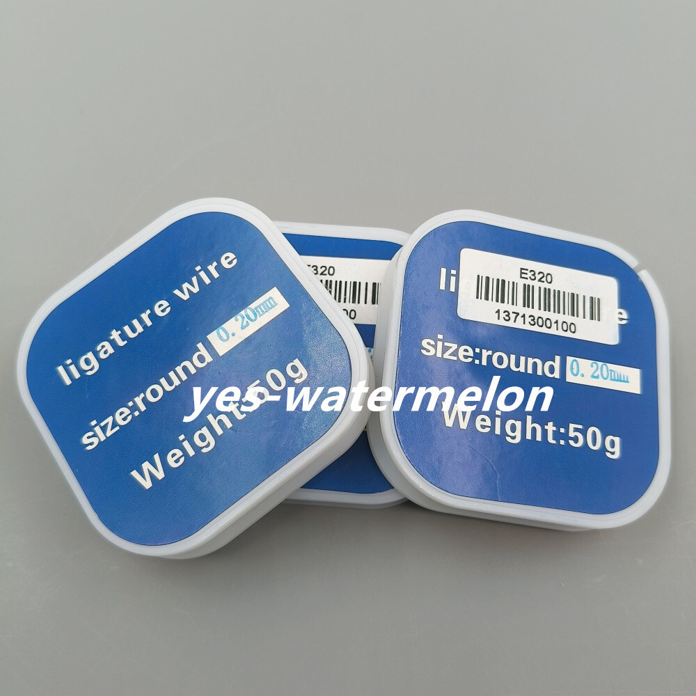 50g Dental Medical Wire Line 0.2/0.25/0.3mm 50g Plastic And Stainless Steel Roll