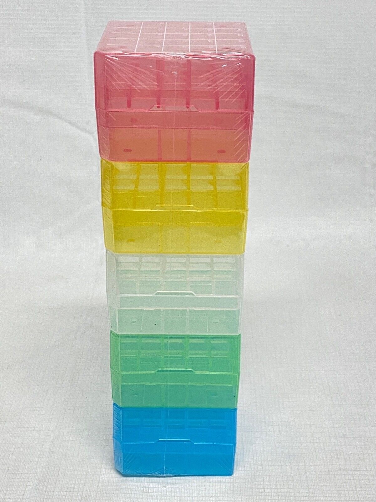 (30/Cs) BIOLOGIX Cryogenic Storage Boxes 25-Well 75x75x52mm Assorted 90-9025